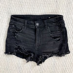 AE Ne(x)t Level High Rise Shortie Denim Shorts